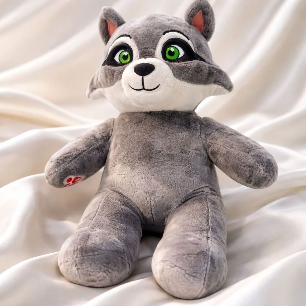 Build-A-Bear Oliver The Raccoon 15” BAB Workshop Pre owned